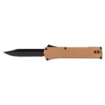 Kronos Quickdraw Compact Otf Knife, Bronze