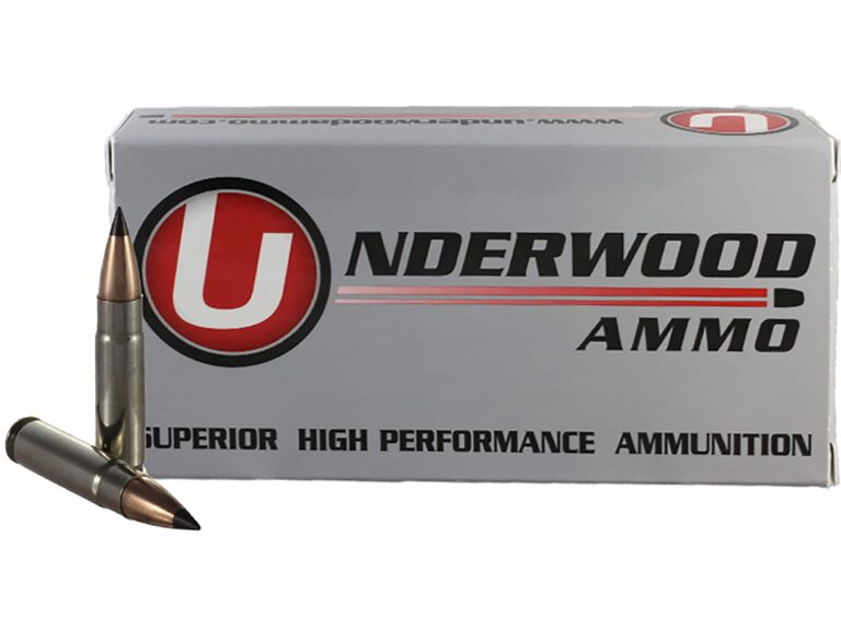 Underwood 300 Blackout Ammo 110 Grain Nosler Varmageddon Polymer Tip
