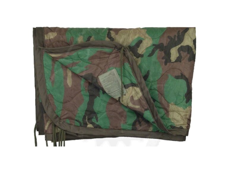 Military Surplus Woobie Woodland Camo