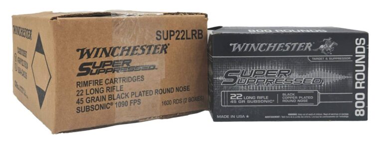 Winchester Super Suppressed 22lr 45gr Subsonic Pack