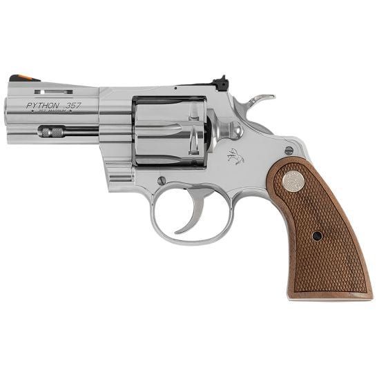 Colt Python 357 Magnum 2.5″ 6rd Revolver, Stainless