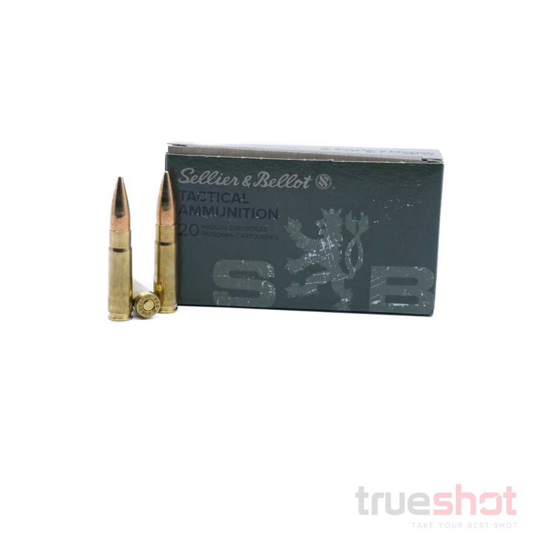 Sellier & Bellot 300 Blackout 124 Grain Full Metal Jacket Ammunition
