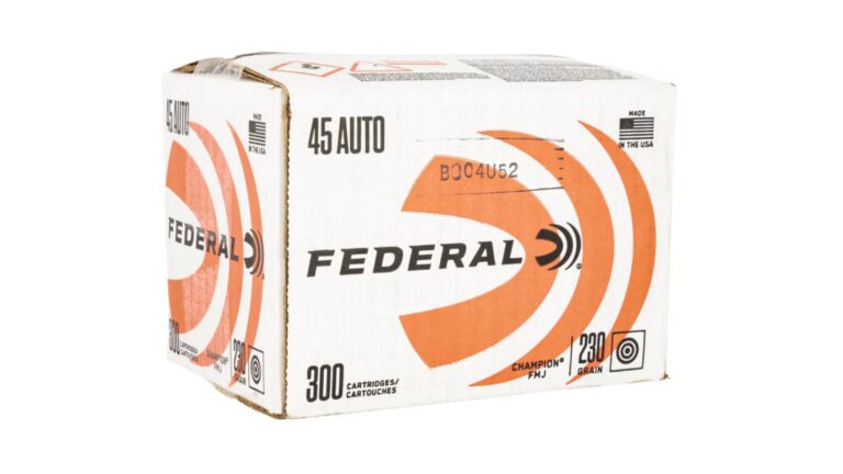 Federal’s Champion .45 Acp Fmj Rounds