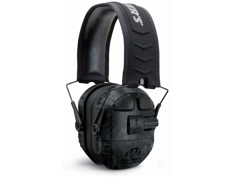 Walker’s Alpha Quad 360 Electronic Ear Muffs Kryptek Typhon