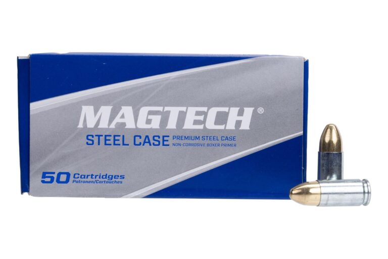Magtech 9mm 115gr FMJ Steel Case Ammo