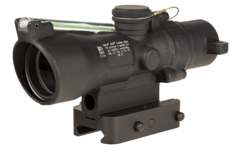 Trijicon Acog 3×24 Riflescope with Green Horseshoe Dot and Q-loc Mount