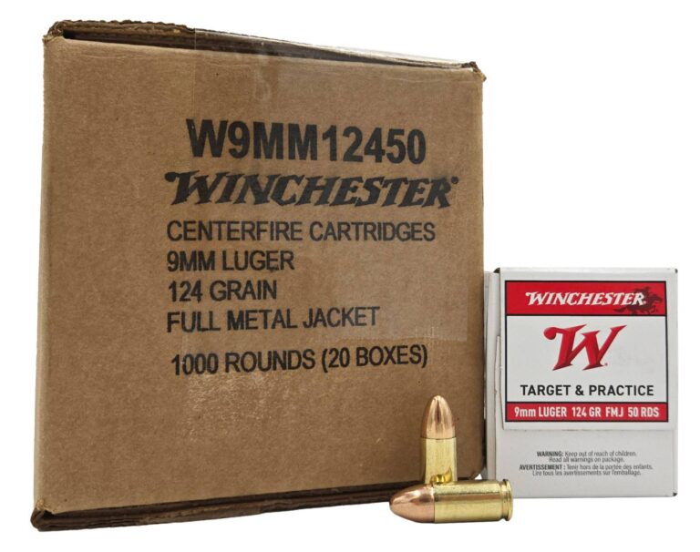 Winchester 9mm Luger 124gr FMJ