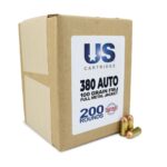 US Cartridge 380 ACP 100 gr FMJ