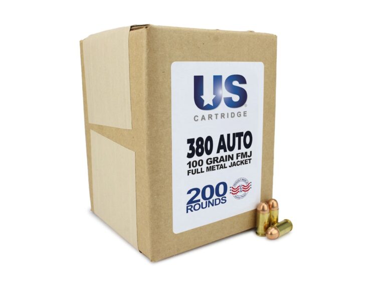 US Cartridge 380 ACP 100 gr FMJ