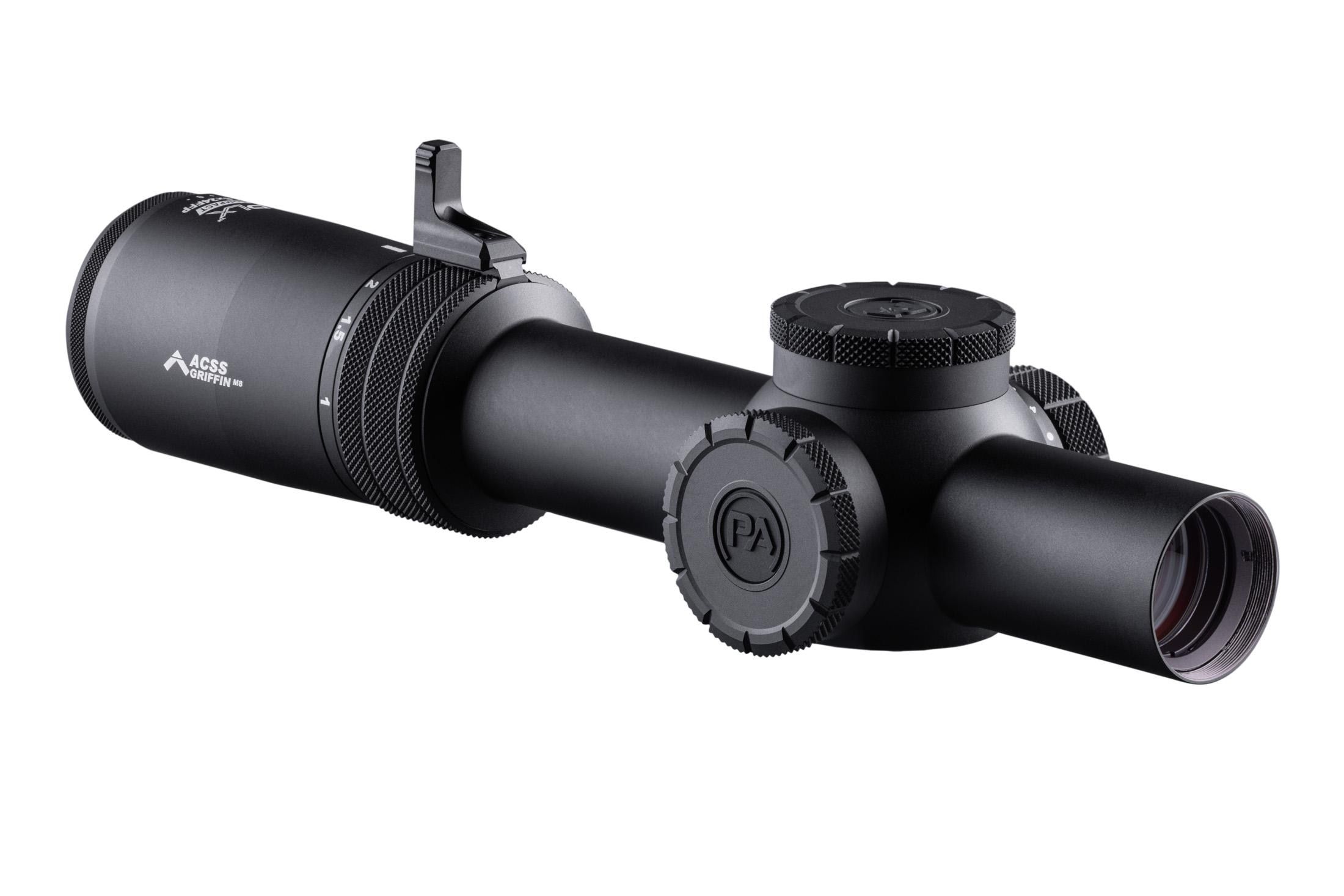 Primary Arms PLxC 1-8×24 FFP Rifle Scope with ACSS Griffin MIL Reticle