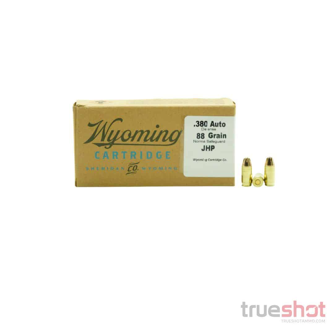 Wyoming Cartridge Co. 380 Auto 88 Grain JHP