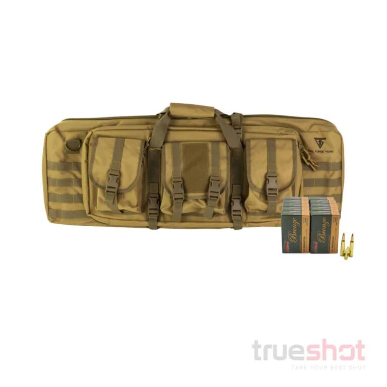 Tan Full Forge Gear Torrent Double Rifle Case