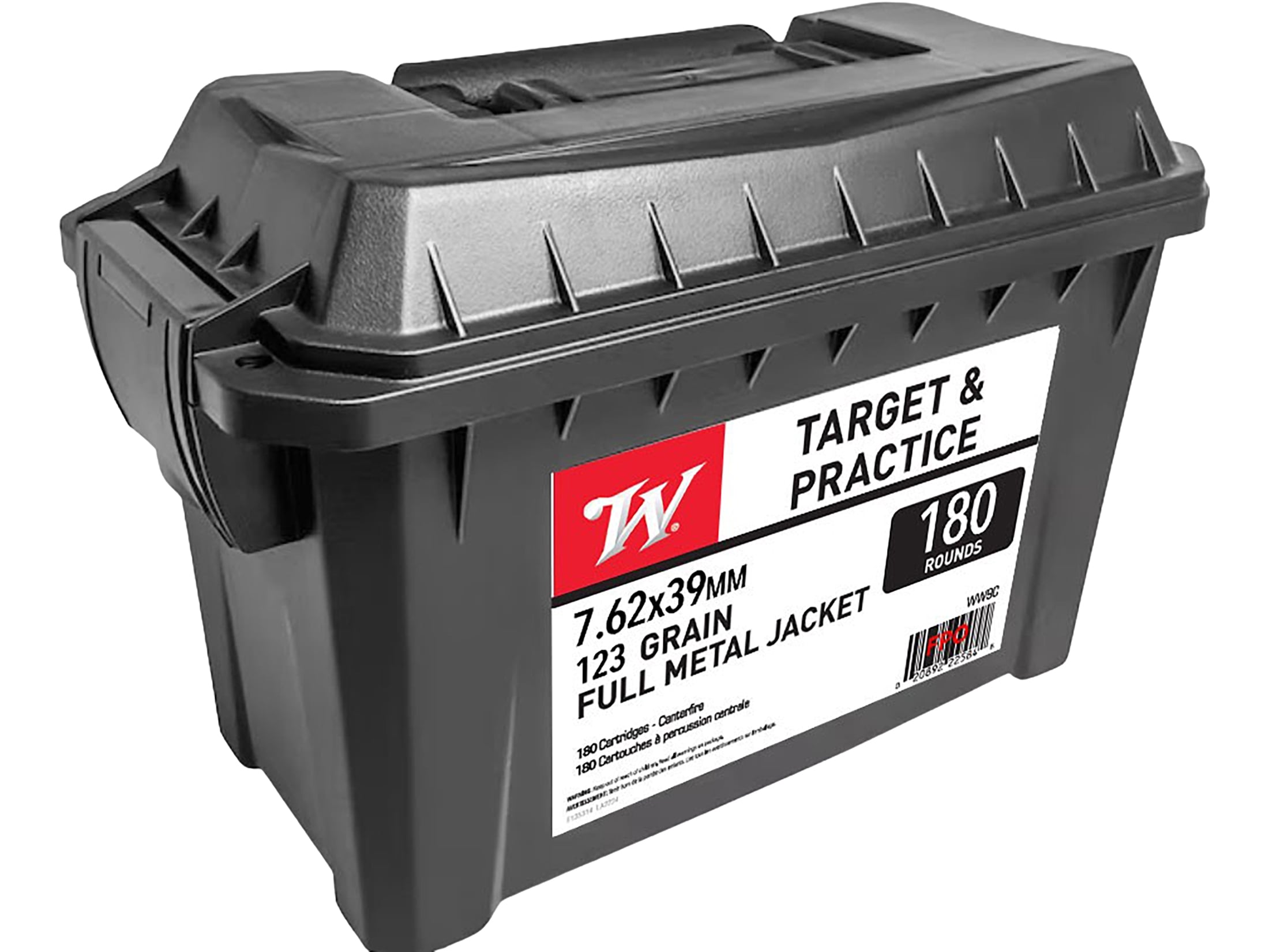 Winchester 7.62x39mm 123 Grain Full Metal