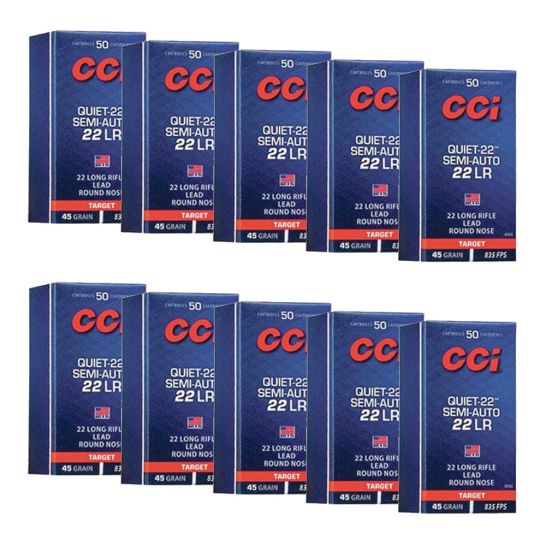 CCI Quiet-22 45 Grain Soft Point .22LR Ammo