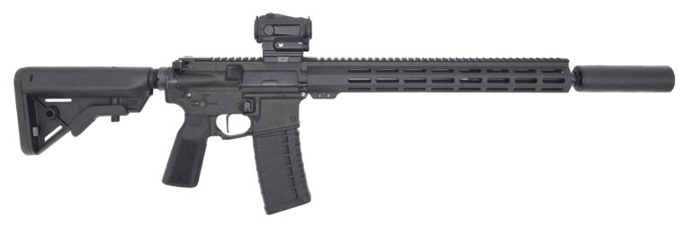 CMMG A0B Mk4 AR-15 with Zeroed 556K Suppressor and Vortex Sparc AR 2 MOA Red Dot