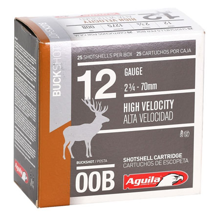 Aguila 12 Gauge 2-3/4″ #00 Buckshot