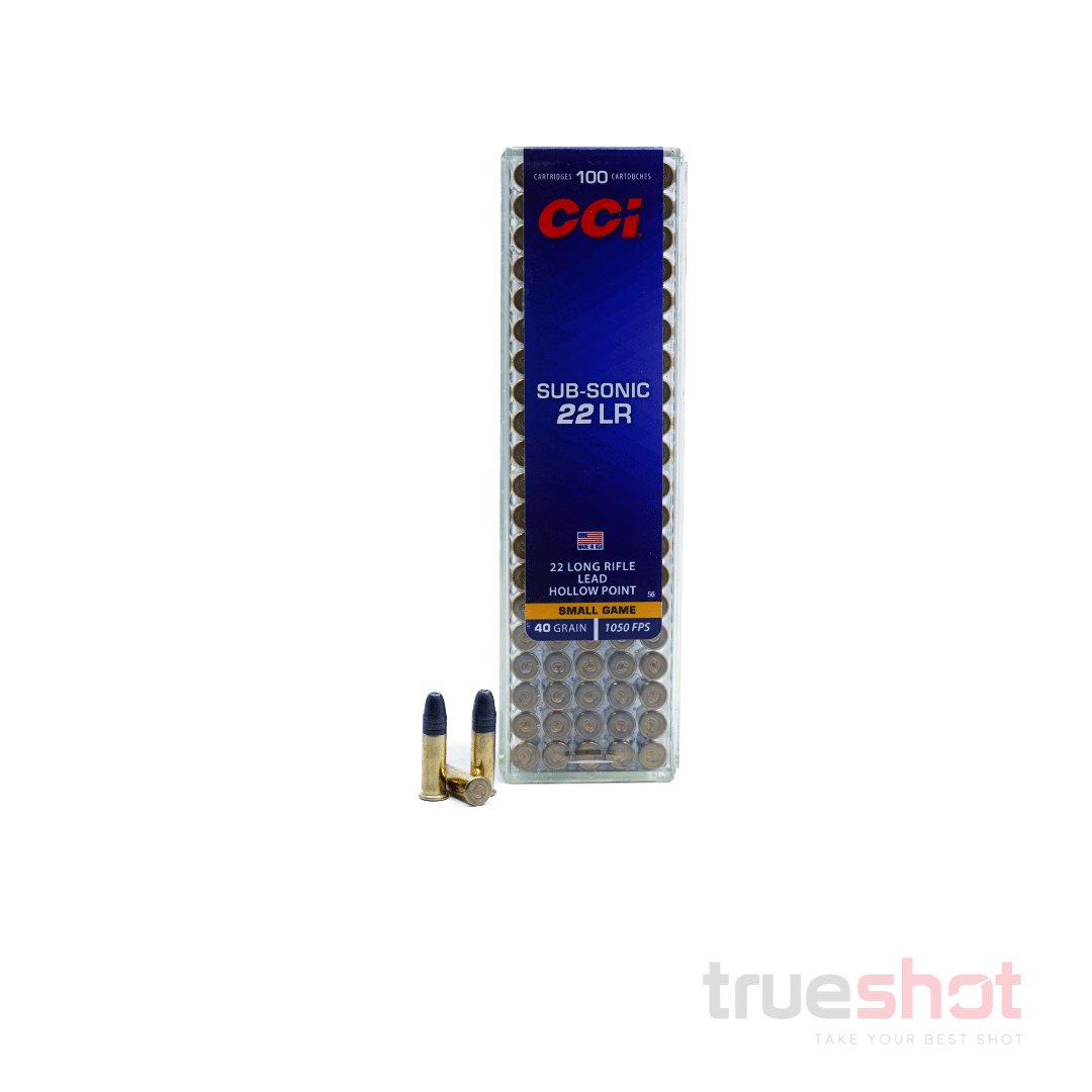 CCI 22 Long Rifle 40 Grain LHP Subsonic