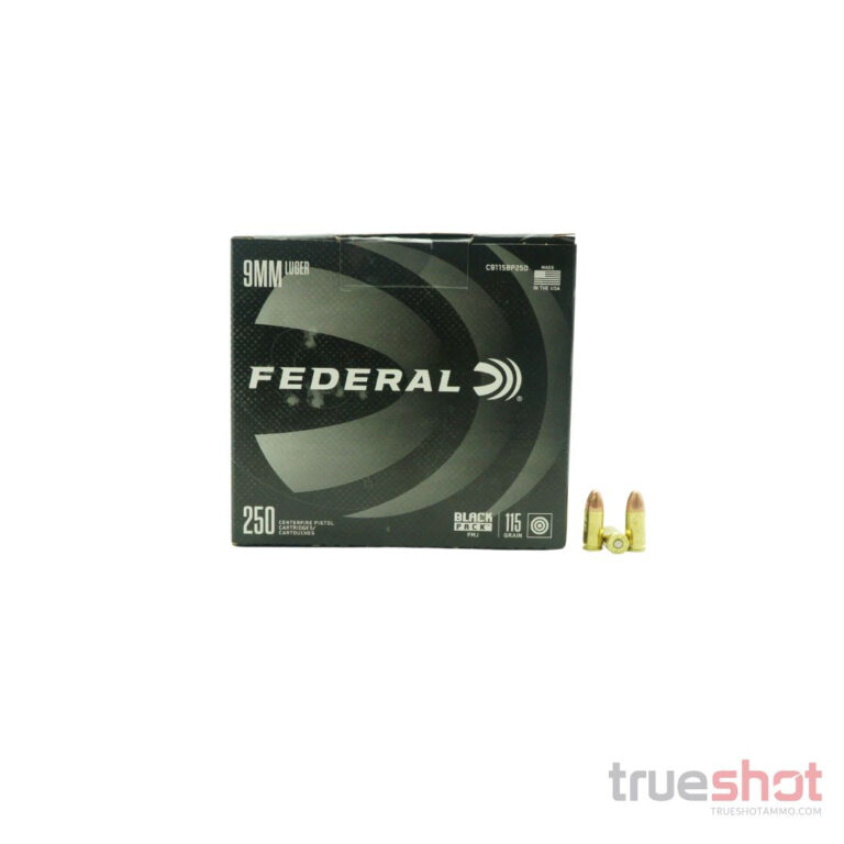 Federal 9mm 115 Grain FMJ