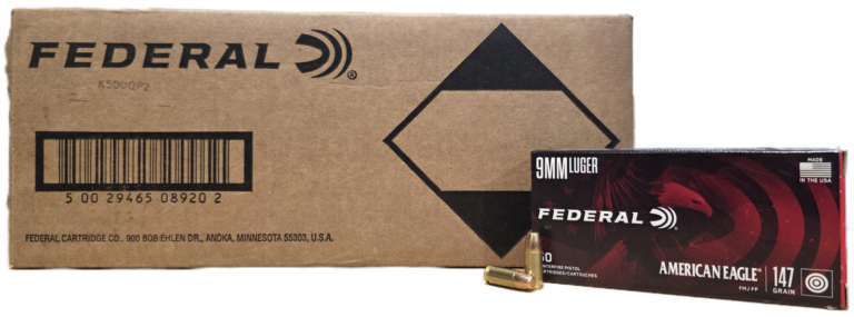 Federal American Eagle 9mm 147gr FMJ Subsonic