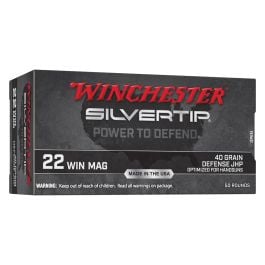 Winchester .22 WMR 40 Gr Silvertip HP