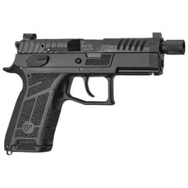 Cz P-09 C Nocturne Sr 4.5\” Threaded 9mm 17rd Pistol, Black – 91661