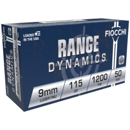 Fiocchi 9mm 115 Grain FMJ