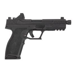 Psa 5.7 Rock Optics Ready Pistol W/ Threaded Barrel & Viridian Rfx11 Green Dot Sight, Black