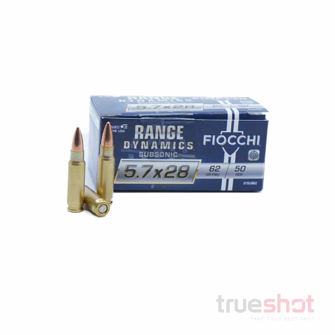 Fiocchi Range Dynamics 5.7x28mm 62gr FMJ Subsonic