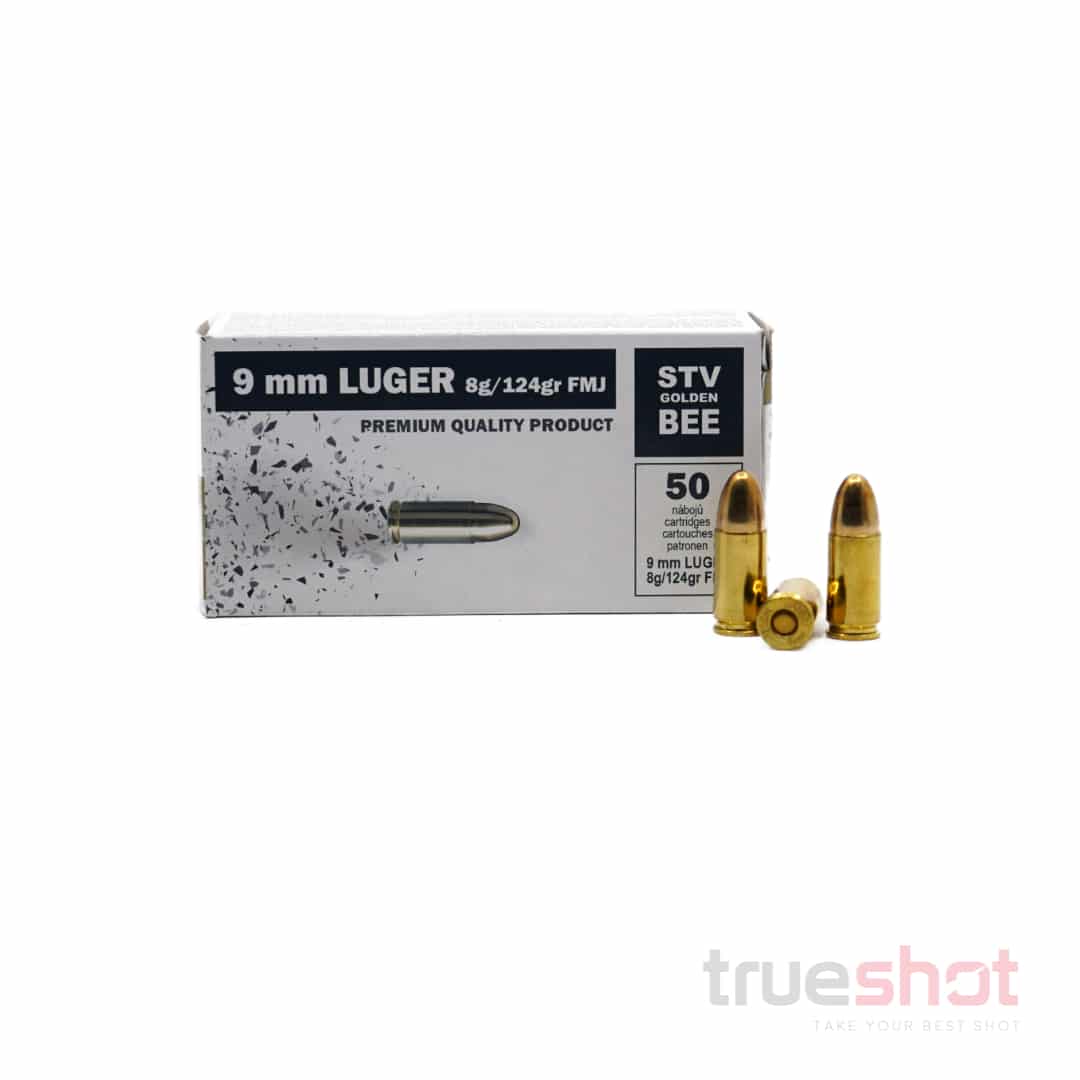 STV Golden Bee 9mm 124 Grain FMJ