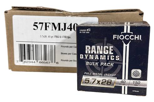 Fiocchi Range Dynamics 5.7x28mm 40gr FMJ 450rd