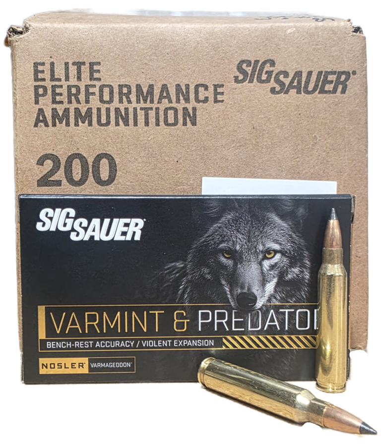 Sig Sauer .223 Rem 40gr Nosler Varmageddon 200rd Case