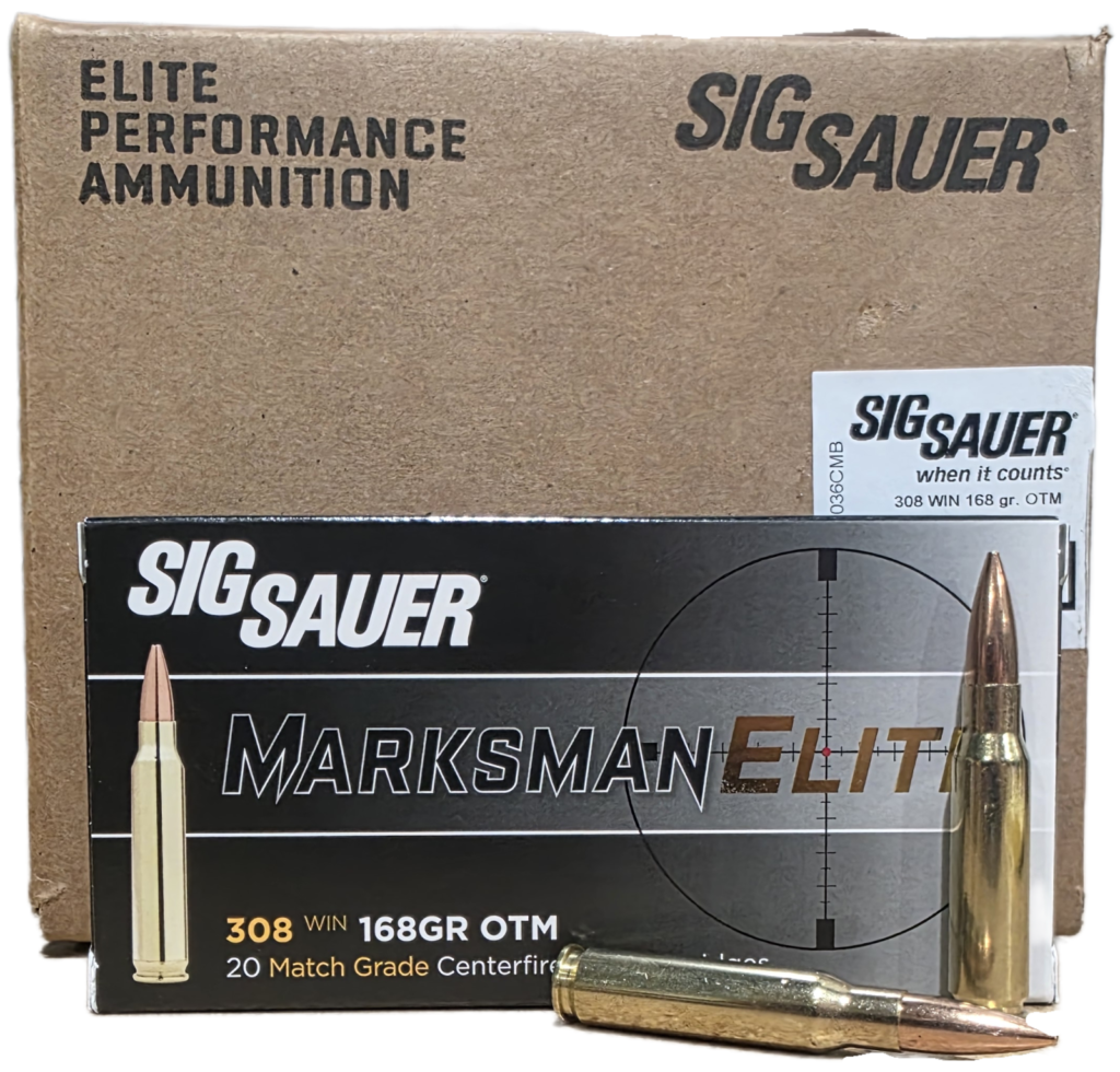 Sig Sauer Elite Match .308 Win 168gr OTM 200rd Case