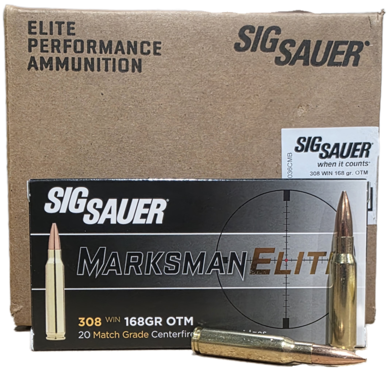 Sig Sauer Elite Match .308 Win 168gr OTM 200rd Case