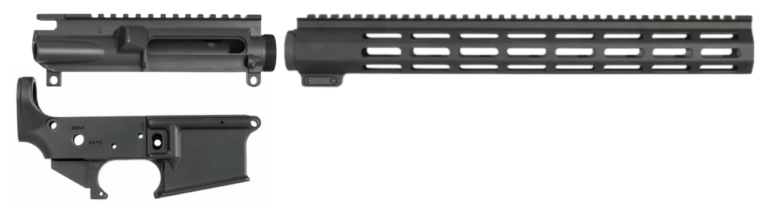One Horse AR15 Builder Set Forged Upper Lower 15\” M-LOK Handguard