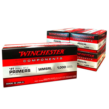 Winchester WSR #41 Rifle Primers 5000 Count