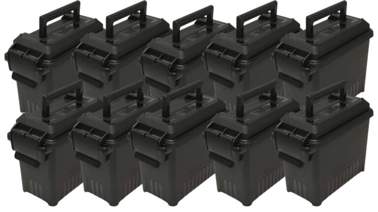 MTM AC15-40 Mini Ammo Can 30 Cal Black 10 Pack