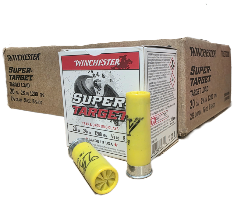 Winchester Super-Target 20ga 2.75” 7/8 oz #8 250rd Case