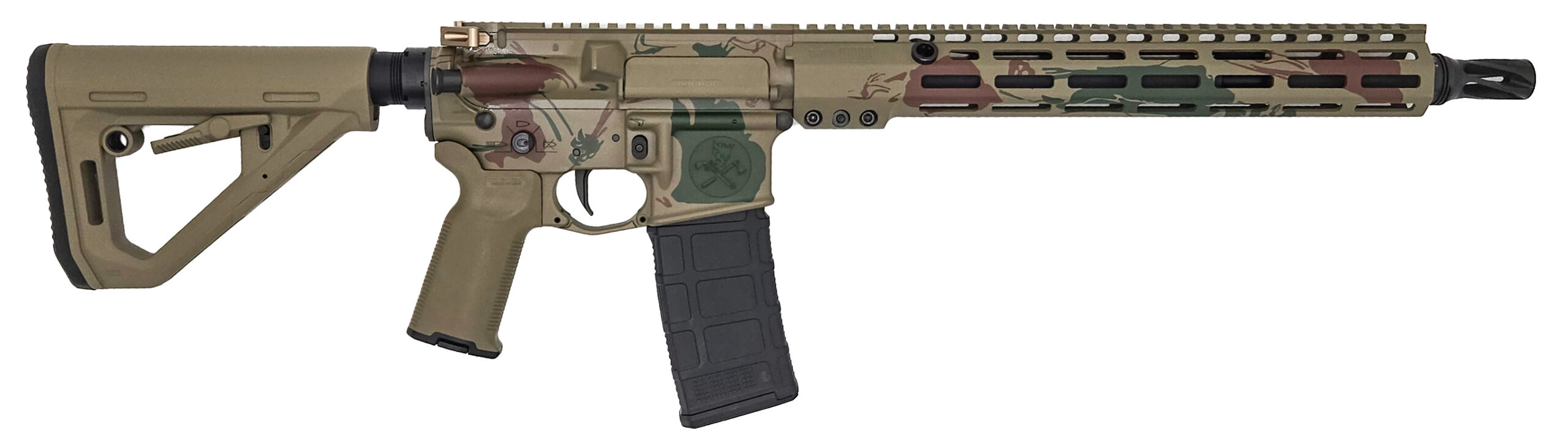 SOLGW Craighead OB1 5.56 NATO Rifle Rhodesian Brushstroke