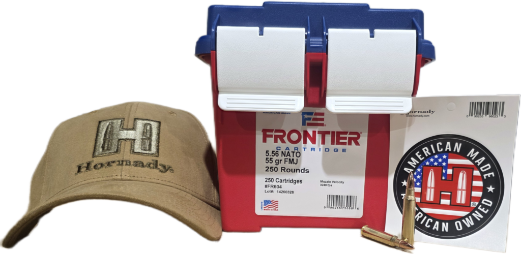 Hornady Frontier 250th Anniversary 5.56 55gr FMJ 250rd Ammo Can