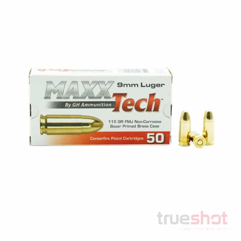 MaxxTech 9mm 115 Grain FMJ