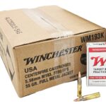 Winchester M193 5.56mm 55gr FMJ 1000rd Case