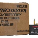 Winchester Defender Silvertip 22LR 37gr SHHP 2000rd Case
