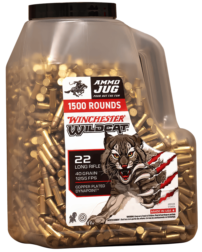 Winchester Wildcat .22LR 40gr Copper Plated DynaPoint 1500rd