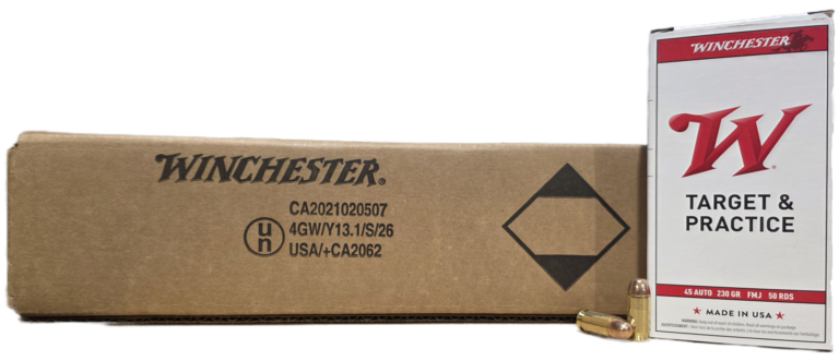 Winchester Target & Practice .45 ACP 230gr FMJ 500rd