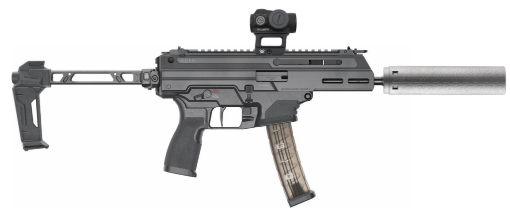Springfield Armory KUNA 9mm Pistol w/ Red Dot & Suppressor