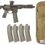 CMMG Mk4 22LR Pistol with ZEROED Suppressor and Red Dot