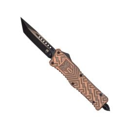 CobraTec Trailblazer Copper OTF Knife Tanto
