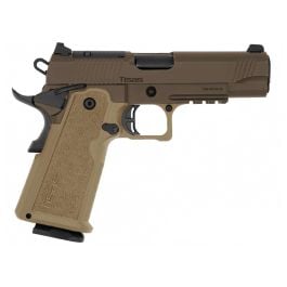Tisas 1911 Carry Double Stack 9mm Pistol FDE RMSc Optic Cut