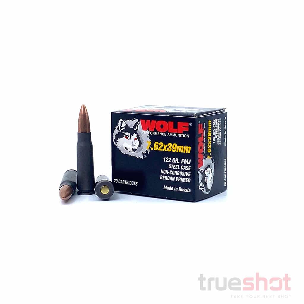 Wolf 7.62×39 122 Grain FMJ
