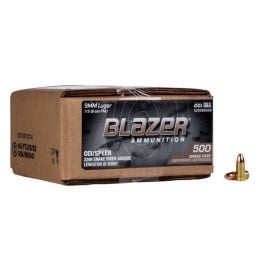 CCI Blazer Brass 9mm 115gr FMJ 500rd
